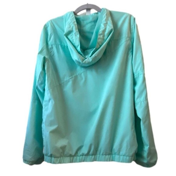 Volcom Hooded Enemy Stone Windbreaker in light blue Sz 8/XS - Picture 2 of 7